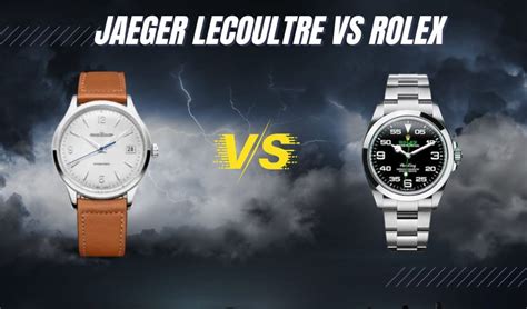 jlc or rolex|Jaeger LeCoultre vs. Rolex Watches (EVERYTHING To Know).